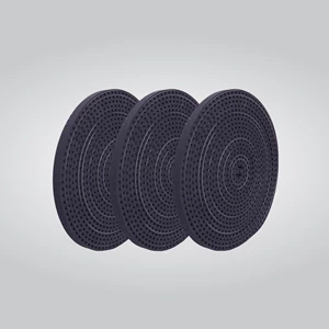 Open-circuit rubber belt
